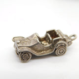 Sterling Silver Vintage Motor Classic Car Charm Pendant Vintage c1970