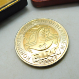 Dutch 10 Euro Commemorative Coin Proof Vintage 1996 Willem Barentsz