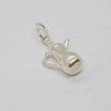 Sterling Silver Coffee Pot Or Wine Jug Charm Pendant Vintage c1970