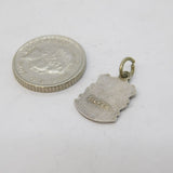 Sterling Silver Enamel John O'Groats Charm Pendant Vintage c1970s