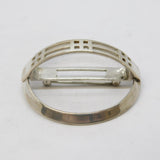 Ola M Gorie Sterling Silver Rennie Mackintosh Style Brooch Vintage 1989