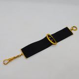 Victorian 9ct Yellow Gold Short Buckle Form Mourning Bracelet Antique c1880