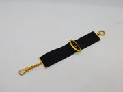 Victorian 9ct Yellow Gold Short Buckle Form Mourning Bracelet Antique c1880
