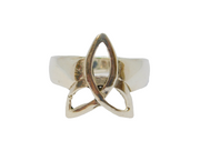 Sterling Silver Celtic Design Band Ring Vintage c1970 Size K