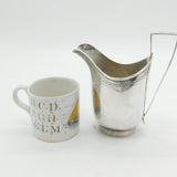 18th Century Federal American Sterling Silver Cream Jug Antique Boston S. Waters