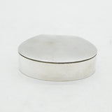 Art Deco Sterling Silver Pill Box Antique 1918 Birmingham Deakin & Francis