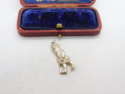 Sterling Silver London Beefeater Soldier Charm Pendant Vintage c1970