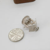 Sterling Silver Good Luck Wishing Well Charm Pendant Vintage c1970