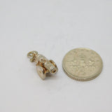 Sterling Silver Cannon Charm Pendant Vintage c1970