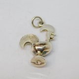 Sterling Silver Portugese Cockerel Charm Pendant Vintage c1970