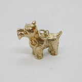 Sterling Silver Scottie Dog Scottish Terrier Charm Pendant Modern c1990s