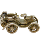Sterling Silver Opening Motor Car Charm Pendant Vintage c1970