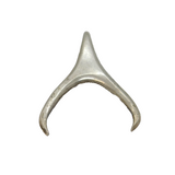 Sterling Silver Studio Style Contemporary Wishbone Pendant Vintage c1970