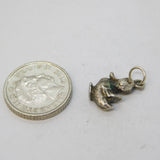 Sterling Silver Little Duck Charm Pendant Vintage c1970s