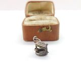 Sterling Silver Good Luck Wishing Well Charm Pendant Vintage c1970