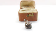 Sterling Silver Good Luck Wishing Well Charm Pendant Vintage c1970