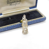 Sterling Silver Soda Syphon Bottle Charm Pendant Vintage c1970