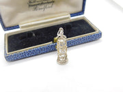 Sterling Silver Soda Syphon Bottle Charm Pendant Vintage c1970