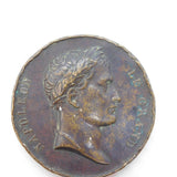 19th Century Napoleon Le Grand Arc de Triomphe Bronze Medal Antique c1830s