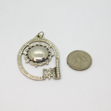 Sterling Silver 11th August 1999 Total Eclipse Souvenir Pendant Vintage 1999