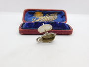 Sterling Silver Fish in the Basket Opening Charm Pendant Vintage c1970