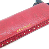 Victorian Red Tooled Leather Travelling Pin Cushion Albert Barker Ltd Antique