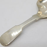 Victorian Sterling Silver Tea Caddy Spoon Antique 1854 Birmingham G. Unite