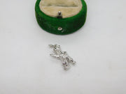 Sterling Silver Dancing Bear Charm Pendant Vintage c1970