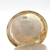 Sterling Silver Floral Pattern Sovereign Holder Case Antique 1912 Birmingham
