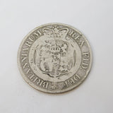 George III Silver Half Crown Coin Antique 1818 Fair Condition