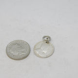 Sterling Silver Newfoundland Coin Charm Pendant Antique 1908 Edwardian