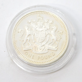 Sterling Silver Proof British £1 Coin Vintage 2003 EF