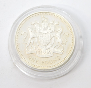 Sterling Silver Proof British £1 Coin Vintage 2003 EF