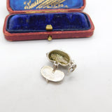 Sterling Silver Fish in the Basket Opening Charm Pendant Vintage c1970