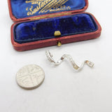 Sterling Silver Twist Curl Charm Pendant Vintage c1970