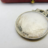 Sterling Silver Cross Country Running Fob Medal 1936 Birminghan Antique
