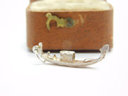 Sterling Silver Venetian Gondola Charm Pendant Vintage c1970