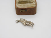 Sterling Silver Bagpipes Scottish Charm Pendant Vintage c1970