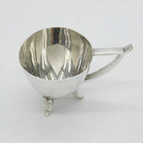 Art Deco Sterling Silver Modernist Whiksy Tot Cup Antique 1923 Sheffield