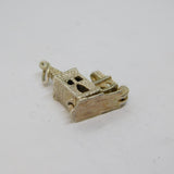 Sterling Silver Bride & Groom Wedding Opening Church Charm Pendant Vintage c1970