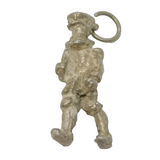 Sterling Silver Beefeater Souvenir Charm Pendant Vintage c1970