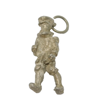 Sterling Silver Beefeater Souvenir Charm Pendant Vintage c1970