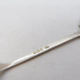 Sterling Silver & Enamel John O'Groats Souvenir Spoon Antique 1930 Birmingham