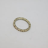 Sterling Silver Heart Cut Out Stacking Band Ring Contemporary c2010 Size L