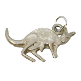 Sterling Silver Kangaroo Charm Pendant Vintage c1970