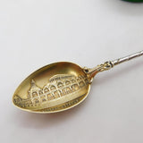 19th Century .800 Silver Gilt Ostende Sovenir Spoon Antique c1880