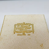 White Card Jewellery Box by Le Cheminant of Nowich Antique c1930 Art Deco