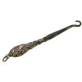 Victorian Sterling Silver Floral Chatelaine Button Hook Antique c1890s