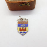 Sterling Silver Newcastle Under Lyme Charm Pendant Vintage c1970