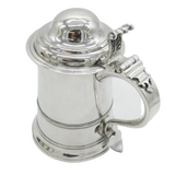 George III Sterling Silver Heraldic Lidded Tankard Antique 1761 London